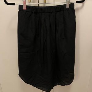 Madewell Silk Midi Skirt